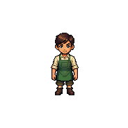 Player version two, the barista in the green apron — the one that finally got a “that's excellent” and stayed in the game for a good while.